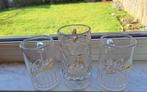 3 oude bierglazen, Verzamelen, Ophalen of Verzenden, Gebruikt