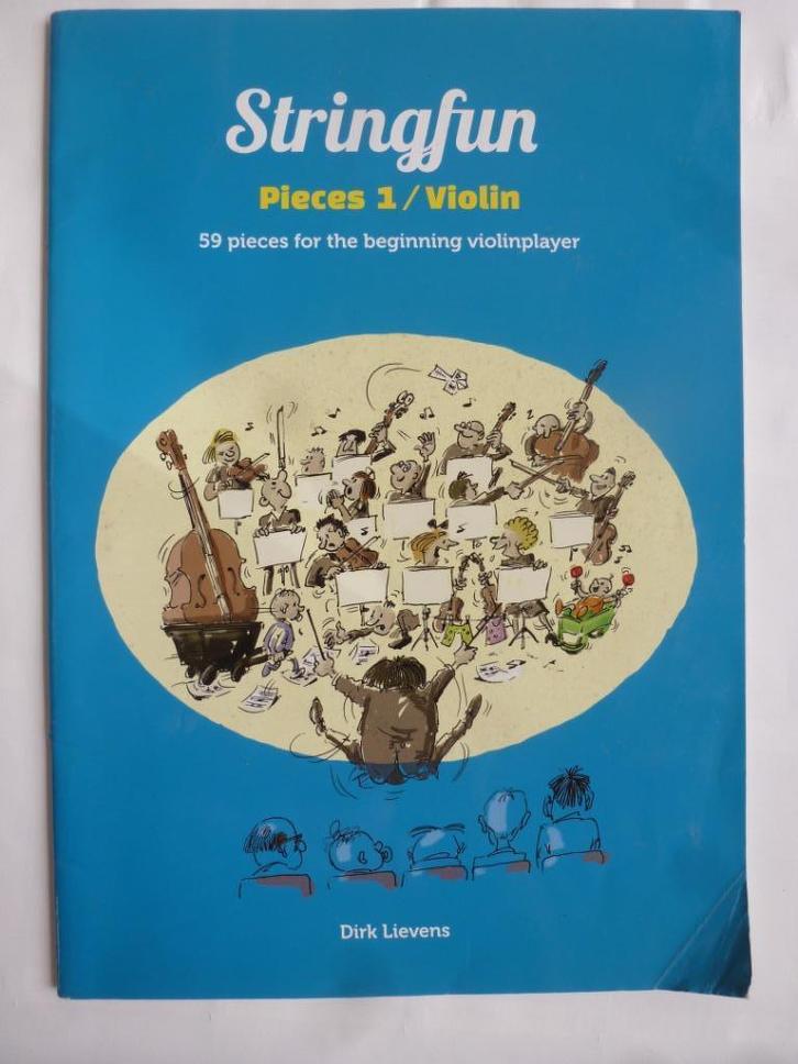 Stringfun Pieces 1/ Violin Dirk Lievens, Muziek en Instrumenten, Bladmuziek, Zo goed als nieuw, Les of Cursus, Viool of Altviool