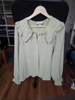 Dames bloesje met ruffel Maat:L, Maat 42/44 (L), Nieuw, Ophalen of Verzenden, Groen