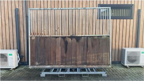 2 Tussenwanden | 3000 x 2200 mm. | Hardhout, Dieren en Toebehoren, Stalling en Weidegang, Opfok, Stalling, Weidegang, Accessoires
