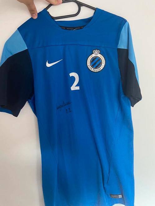 Maillot signé Jody Vangheluwe du club de Bruges, Collections, Articles de Sport & Football, Comme neuf, Maillot, Enlèvement ou Envoi