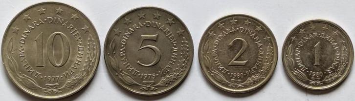 Joegoslavië - muntenset, Postzegels en Munten, Munten | Europa | Niet-Euromunten, Setje, Joegoslavië, Ophalen