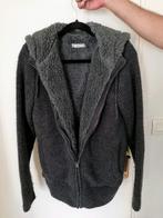 Warme Grijze hoodie met rits (M), Verzenden, Zo goed als nieuw, Maat 48/50 (M), Grijs