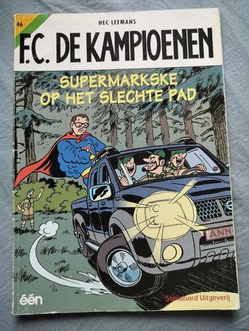 Strips FC de kampioenen 46, 47, 48, 49 en 50, Boeken, Stripverhalen, Meerdere stripboeken, Ophalen of Verzenden, Gelezen, Hec Leemans (FC De Kampioenen)