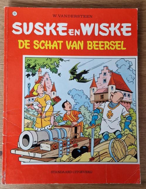 Suske en Wiske - De schat van Beersel - 111 (1975) - Strip, Boeken, Stripverhalen, Zo goed als nieuw, Eén stripboek, Ophalen of Verzenden