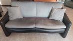 3-zitsbank van leer/nubuck, Ophalen, Gebruikt, Driepersoons, Leer