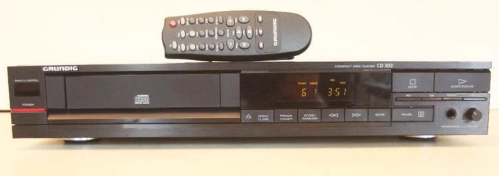 Grundig CD 303 CD-Speler Met Afstandsbediening / Met Random, TV, Hi-fi & Vidéo, Lecteurs CD, Comme neuf, Enlèvement ou Envoi