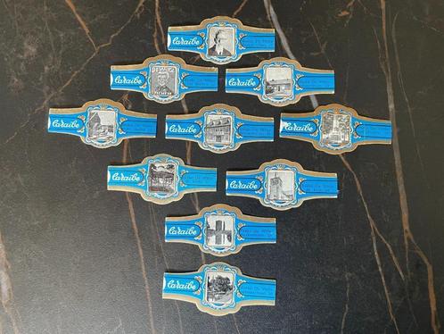 sigarenbandjes De Witte - Caraïbe volledige reeks (50st), Verzamelen, Rookartikelen, Aanstekers en Luciferdoosjes, Sigarenbandjes