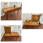 Vintage Scandinavische bijzettafel/console/kaptafel, Ophalen, Gebruikt, Hout, Scandinave