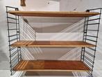 Wandrek boekenrek Tomado staanders met whb of string planken, Ophalen of Verzenden, Gebruikt