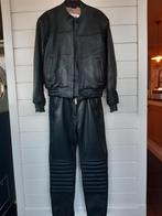 Te Koop leren motor pak jas Damen leathers  L     broek MQP, Motoren, Ophalen