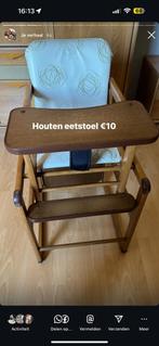 Houten kindertafel en eetstoel, Kinderen en Baby's, Ophalen of Verzenden, Zo goed als nieuw