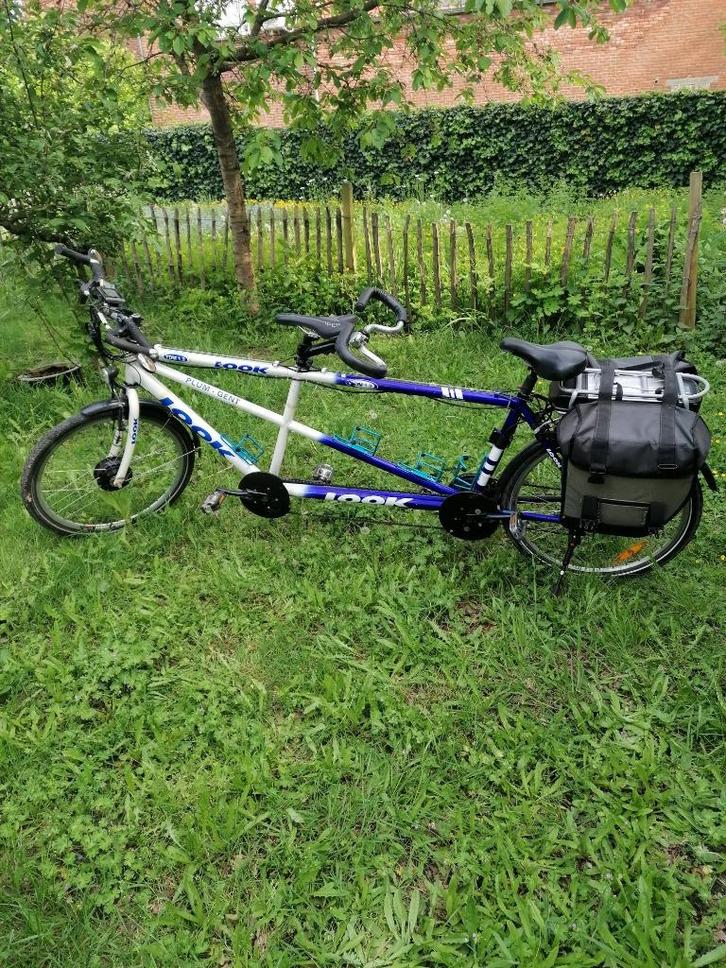 Tandem elektrisch te koop, Fietsen en Brommers, Fietsen | Tandems, Zo goed als nieuw, 15 tot 20 versnellingen, 49 tot 53 cm, 47 tot 51 cm