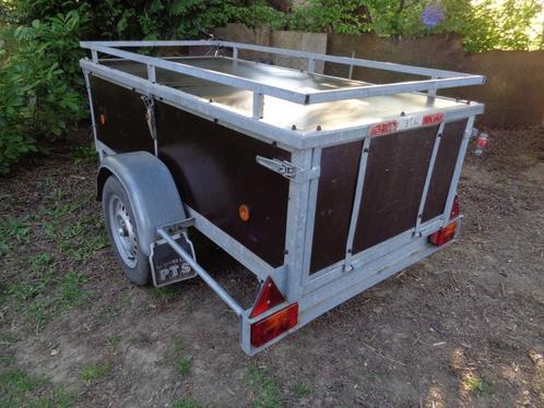 grote bagage aanhangwagen galvanise L2m B1m h60 750kg coc, Auto diversen, Aanhangers en Bagagewagens, Gebruikt, Ophalen
