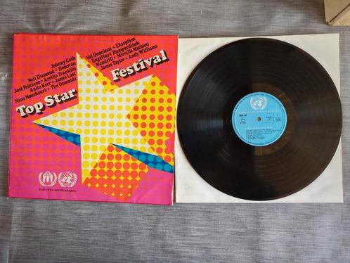 Top Star Festival ; J. Cash, N. Diamond, A. Franklin, Cd's en Dvd's, Vinyl | Verzamelalbums, Gebruikt, Pop, 12 inch, Ophalen of Verzenden