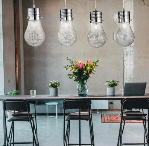 Nieuwe industriële suspensies, in hun verpakking, Huis en Inrichting, Lampen | Hanglampen, Nieuw, Ophalen of Verzenden
