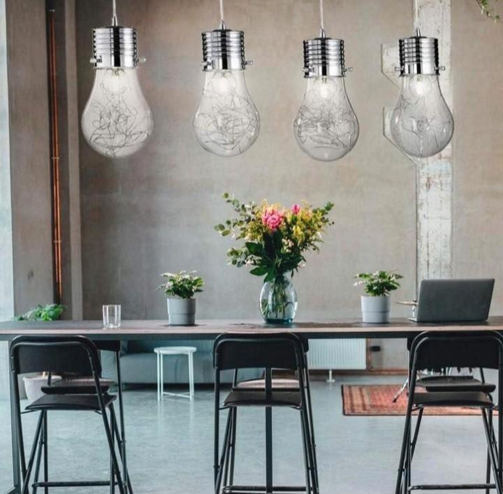 Nieuwe industriële suspensies, in hun verpakking, Huis en Inrichting, Lampen | Hanglampen, Nieuw, Ophalen of Verzenden