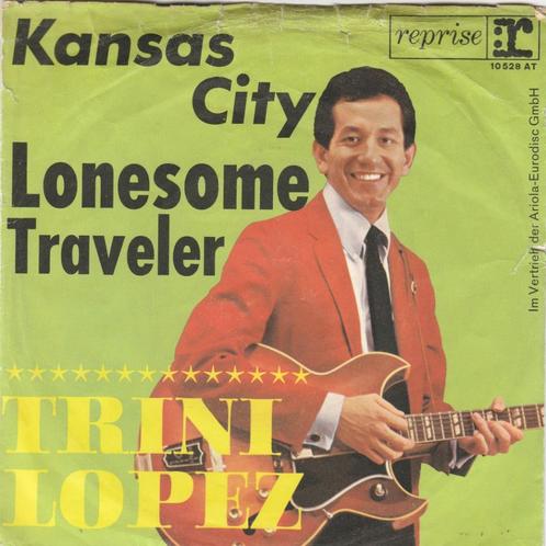 45T: Trini Lopez: Kansas city   PopRock, CD & DVD, Vinyles Singles, Utilisé, Single, Rock et Metal, 7 pouces, Enlèvement ou Envoi