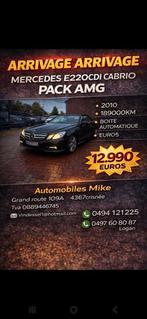 Mercedes E cabrio PACK AMG automatique, Auto's, Bedrijf, Automaat, Te koop