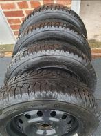 4 Pneus Hiver Uniroyal MS Plus 185/65 R15 88 T sur jante, Auto diversen, Autosport-onderdelen, Ophalen, Zo goed als nieuw