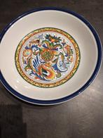 Grand plat en céramique italienne "CARM", Antiquités & Art