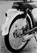 Honda pc50 / ps50 achterlicht-steun, Fietsen en Brommers, Ophalen