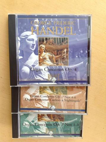 Händel organ concertos Op. 4 & 7. (3CD Box)