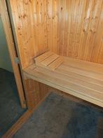 Schitterende overdekte familiesauna voor 5 tot 8 personen., Sport en Fitness, Ophalen, Gebruikt, Fins of Traditioneel, Complete sauna