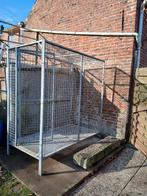 Volière, gegalvaniseerd, 1 x 2 m, Dieren en Toebehoren, Ophalen, Gebruikt, Metaal, Volière