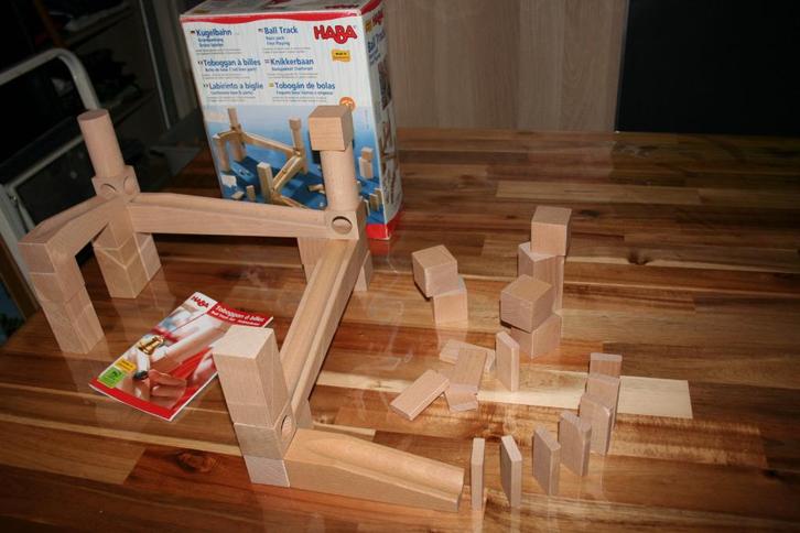 Haba houten knikkerbaan (deel 2), Kinderen en Baby's, Speelgoed | Houten speelgoed, Gebruikt, Overige typen, Ophalen of Verzenden