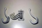 Antieke Hoed- en jas hangers,  gietijzeren geëmailleerd, Wandhaken, Ophalen of Verzenden, Zo goed als nieuw, Minder dan 100 cm