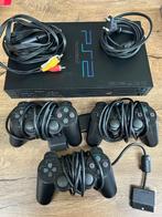 Playstation 2 + 3 controllers + 2 micro’s, Games en Spelcomputers, Spelcomputers | Sony PlayStation 2, Ophalen, Met 3 controllers of meer