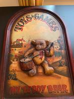 Wanddecoratie beer hout, Verzamelen, Ophalen, Gebruikt