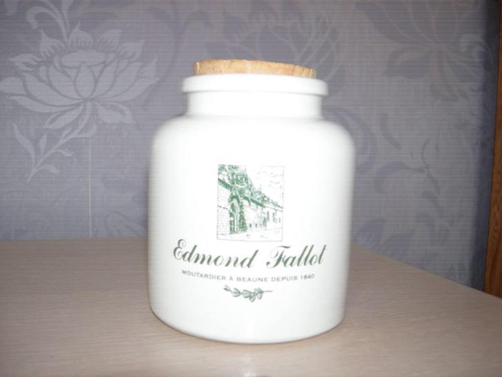 POT : Edmond Fallot Moutarde à beaune depuis 1840, Antiquités & Art, Antiquités | Céramique & Poterie, Enlèvement ou Envoi