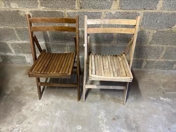 tuinstoel, Tuin en Terras, Tuinstoelen, Ophalen, Gebruikt, Hout, Inklapbaar