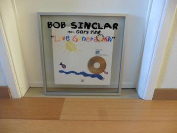 Exclusieve Bob Sinclar Gouden Award Free Record Shop beschikbaar voor biedingen