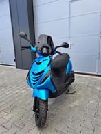 Piaggio Zip 4T Scooter Glans Blauw FULL OPTION (B-Klasse), Fietsen en Brommers, Brommers | Peugeot, Ophalen, 50 cc, Klasse B (45 km/u)
