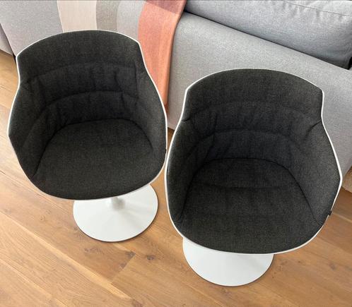 Design stoel (prijs voor 2stuk)-MDF Italia, model Flow Slim, Huis en Inrichting, Stoelen, Stof, Wit, Ophalen of Verzenden