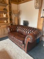 Chesterfield 2 zit vintage in goede staat, Huis en Inrichting, Ophalen, Gebruikt