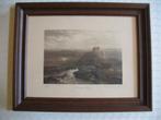 Bamborough castle , ets de eerste van 26, Antiek en Kunst, Kunst | Etsen en Gravures, Ophalen of Verzenden