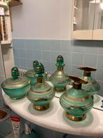 Prachtig Toiletset  boudoir set Boomse opaline glas ,, Ophalen of Verzenden