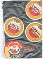 DESSOUS DE VERRE À BIÈRE AMSTEL, Collections, Marques de bière, Envoi, Neuf, Sous-bock, Amstel
