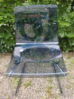 Transparante stoel slede  1 st, Maison & Meubles, Chaises, Comme neuf, Synthétique, Enlèvement, Une