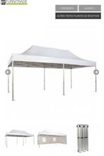 Tonnelle Furnitrade 3x6m alu professionnel toit anti-feu M2, Tuin en Terras, Partytenten, Gebruikt, Opvouwbaar, Partytent, Minder dan 4 meter
