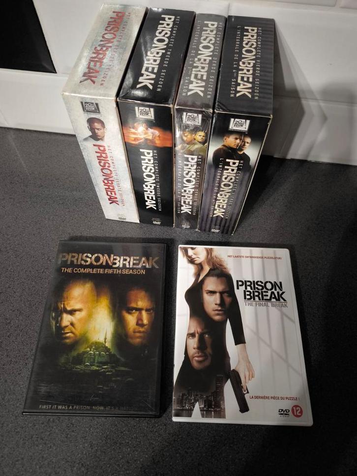 Volledige dvd collectie van prison break plus de film, Cd's en Dvd's, Dvd's | Tv en Series, Zo goed als nieuw, Ophalen of Verzenden