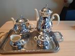 Koffierservies in verzilverd porselein, Ophalen, Zo goed als nieuw, Overige stijlen, Porselein