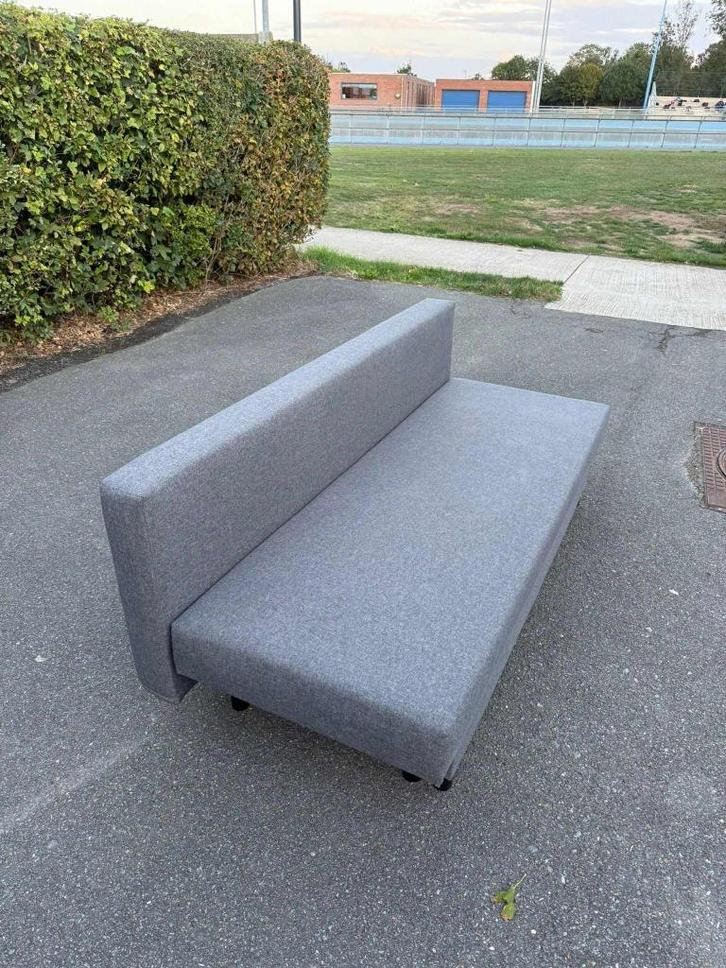 Slaapzetel, Maison & Meubles, Chambre à coucher | Canapés-lits, Comme neuf, 70 cm ou moins, 190 cm ou moins, Queen size, Gris