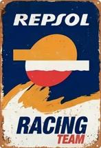 Reclamebord vintage Repsol Racing Team - mancave poolhouse, Verzamelen, Ophalen of Verzenden, Nieuw, Reclamebord