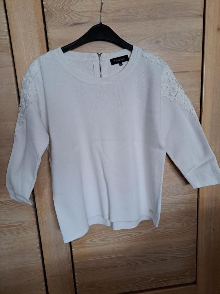 feestelijke trui, mt 40, Terre Bleue, katoen, Kleding | Dames, Truien en Vesten, Nieuw, Maat 38/40 (M), Wit, Ophalen of Verzenden