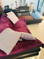 Gratis hoeksalon met slaapzetel, Ophalen, 250 tot 300 cm, Gebruikt, Leer